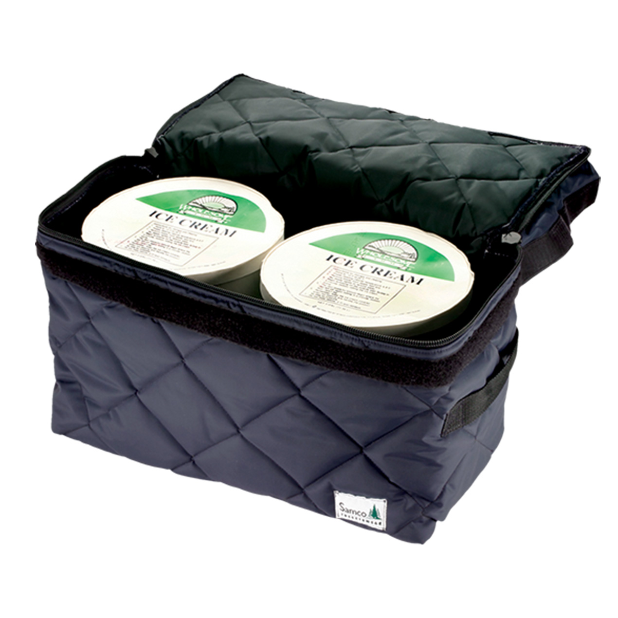 http://www.freezerwear.com/Shared/Images/Product/TB51-Two-Tub-Ice-Cream-Bag/Samco_accessories_TB51.jpg
