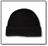 #887 Double Thick Black Fleece Cap (Each) 