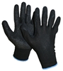 #662-665 Black Nylon Latex Dipped Gloves (Pair) 662, 663, 664, 665