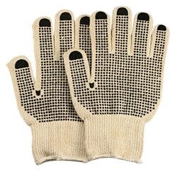 #807-808 Heavyweight Knit Gloves PVC Dots (Dozen) 